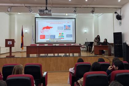 Հանդիպում Coca-Cola Armenia-ի ներկայացուցիչների հետ Վ. Բրյուսովի անվան պետական համալսարանում Content_image